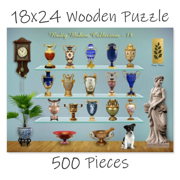 Vase 1 puzzle 500 piece 18x24  Thumbnail