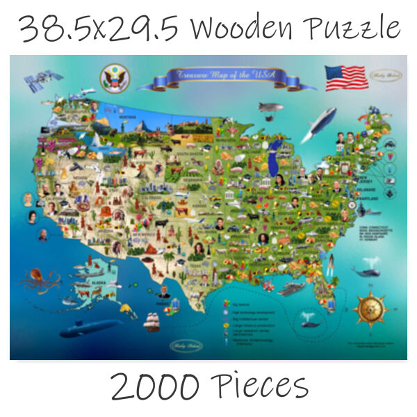 USA Treasure Map Thumbnail