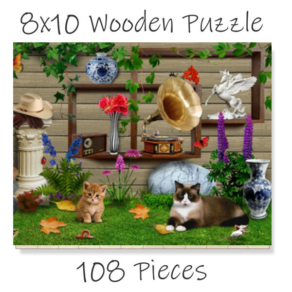 puzzle 100 piece 8x10  backyard Thumbnail